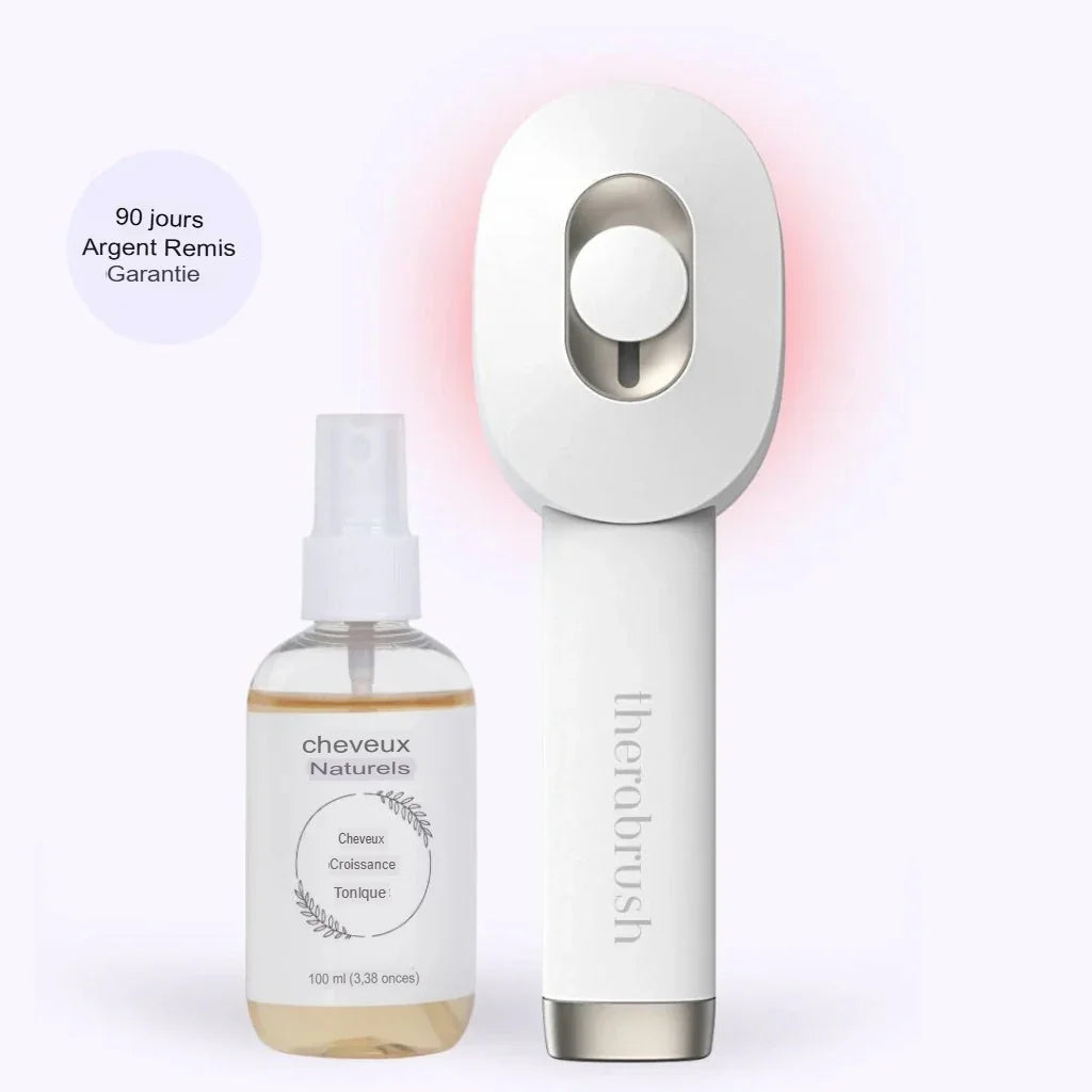 TheraBrush™ – Brosse Anti-Chute & Repousse des Cheveux + Sérum Thérapie du Cuir Chevelu OFFERT